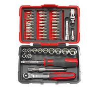 KS Tools 922.0644 Ultimate 44-Piece Set of Sockets/Accessories 1/4 Inch Drive