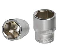 KS Tools 922.1409-1/4" Hex Socket, 9 mm - Ultimate Range - Superlock Profile - Chrome Vanadium - Satin Chrome Finish