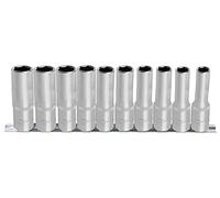 KS Tools 922.1458 Ultimate Set of 10 Screwdriver Sockets on Rail 1/4 - 13 mm
