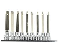 KS Tools 922.3826 9 Rail Sockets T20 - T60 Torx Screwdriver Drill 3/8 "