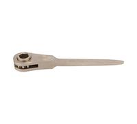 KS TOOLS 963.1111 BRONZE + Construction ratchet, hexagonal, with "rat-tail" handle 27 mm