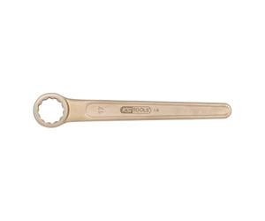 KS TOOLS 963.7568 BRONZE + Single ended ring spanner straight 77 mm