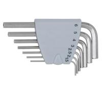 KS Tools 964.0315 Stainless Steel Hexagonal Allen Key Set 7-Piece