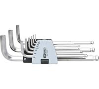 KS Tools 964.0420 Steel Hex Wrench Set 9pcs