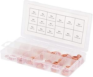 KS Tools 970.0040 Copper Sealing Rings Assortment