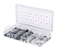 KS Tools 970.0400 Headless Screws Assortment, 3X5mm-10X12mm, 160 Pcs