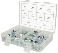 KS Tools 970.0770 Assorted Mini Hose Clamps, Diameter 7-18 mm, 78-Piece