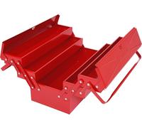 KS Tools 999.0125 - Metal Tool Box, 5 Compartments - 430x200x200mm - Constructi