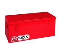 KS Tools 999.0180 - Construction Box Without Tray - 850 x 350 x 350 mm. Metal Closure - Lockable - Reinforced Handles - Removable Tray Included