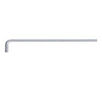 KS Tools Allen Key, XL, 4 mm, Finest Vanadium Steel, matt Satin Chrome-Plated, Colour, Size