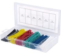 KS Tools Assortment Heat Shrink Tubing, Colored, 100 Pieces - 970.0540