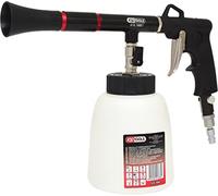 KS Tools Compressed Air Cleaning Gun 515.1980 1L I Soda Cleaning Gun Compressed Air Includes 360° Rotatable and 30° Angled Ball Joint Plug Nipple