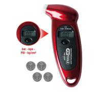 KS Tools Digital Tire Pressure Gauge, 0.20 - 10.0 Bar - 100.4055