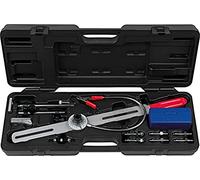 KS TOOLS Dual Mass flywheel Inspection Tool with Angular Degree disc and dial Gauge, 21 pcs, Clear