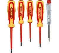 KS Tools Ergo Vde PH Plus Slot Screwdriver Set (5 Pieces)