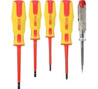 KS Tools Ergo Vde PH Plus Slot Screwdriver Set (5 Pieces)