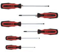 KS Tools Ergotorqueplus Screwdriver Set, 6 Pieces Slotted, PH - 159.0010