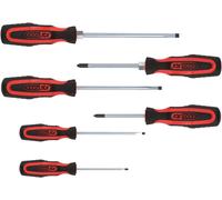 KS TOOLS ERGOTORQUEplus Screwdriver Set Slotted & Pozi 6 Piece - K159.0020