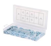 KS Tools Grease Nipple Assortment, M6-8-10X1.0, 110 Pcs