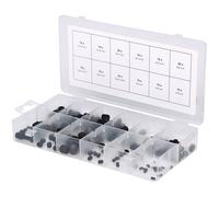 KS Tools Headless Screws Assortment, 3X5mm-10X12mm, 160 Pcs 970.0400