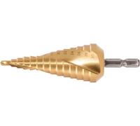 Ks Tools HSS 4.8-10.7mm Tin Stepped Hole Cutter