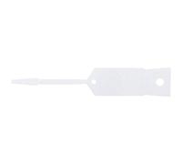 KS Tools Key Chain, Blank, Pack Of 500, White 500.8018
