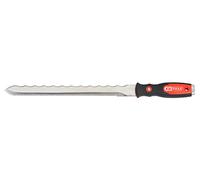 KS Tools Knife Saw 280 mm Glass Wool Cutting, Fine and Wide Tooth, Two-Material Handle
