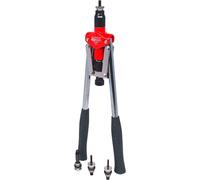 KS Tools Long-Arm Hand Riveter Set For Thread Sleeves, 10 Pcs