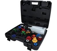 KS Tools Master 150.9130 Oil Filler Funnel Set with Rotating Angled Arm 24-Piece