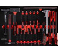KS Tools Performance Plus 811.0021 Tool Set 21 Pieces Hammer, Chisel and Files