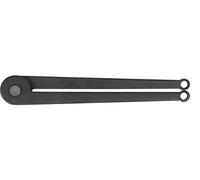 KS TOOLS Pin-type face wrench, adjustable, length 215 mm, clear