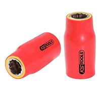 'KS Tools Plastic 118.3837 3/8 Insulated Socket, 12 mm