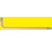KS Tools Plastic 151.4281 Ball Head Allen Key, XL, T60, Zinc Yellow