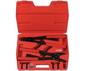 KS Tools Plastic 500.1301 External Circlip Snap Ring Pliers with Interchangeable Tips