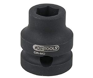 'KS Tools Plastic 515.0058 1/2 Drive Hex Impact Socket, Extra Short, 12 mm