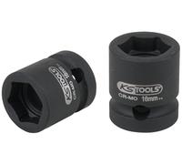 'KS Tools Plastic 515.0063 Extra Short 16 mm 1/2 Drive Hex Impact Socket