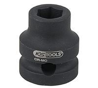 'KS Tools Plastic 515.0064 Extra Short 1/2 Drive Hex Impact Socket, 17 mm