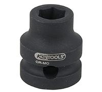 'KS Tools Plastic 515.0072 1/2 Drive Hex Impact Socket, Extra Short, 23 mm