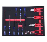 KS Tools Plastic 711.0013 1/1 System Insert Screwdriver and Pliers Set, 12-Piece