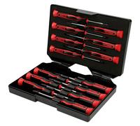 KS Tools Precision Screwdriver Set, 14 Pcs, Ph, Slotted And Torx 500.7170