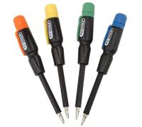 Ks Tools Precision Screwdriver Set 4 in 1, PH +PZ+ Slotted +Torx, 4 Pieces