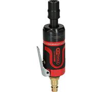 KS Tools SlimPOWER 515.5530 Mini Stick Sander Compressed Air Straight I Straight Grinder with Speed Control I for Carbide Cutters, Mini Cutting Discs & Stone Grinding Bodies