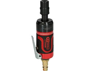KS Tools SlimPOWER 515.5530 Mini Stick Sander Compressed Air Straight I Straight Grinder with Speed Control I for Carbide Cutters, Mini Cutting Discs & Stone Grinding Bodies