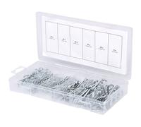 KS Tools Spring Split Pins Assortment, 1.8X33-3.9X75, 150 Pcs 970.0060