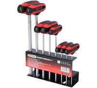KS Tools 158.8130 2-10mm Ergo+ T-Handle Key Hex Set (8 Pieces)