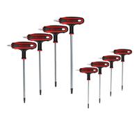 KS Tools T-Handle Torx Tamperproof Key Wrench Set, 8 Pcs