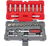 KS Tools Ultimate 922.0627 27 Pieces Box of Sockets/Accessories 3/8 "