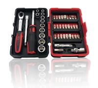 KS TOOLS Ultimate® Socket And Accessory Set 1/4'', 44 Pieces 922.0644