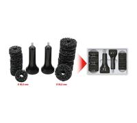 KS Tools Wheel Hub Grinder for Studs, Ø 40/50mm, 14 Pieces - 100.4080
