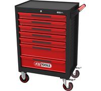 KS Tools Workshop Trolley 7 Drawers ECOline Black Red 897.0007